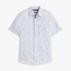 Camicia in lino con stampa velisti, vestibilità regolare Camicia in lino con stampa velisti, vestibilità regolare