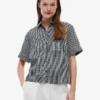 Camicia in misto lino a quadretti Camicia in misto lino a quadretti