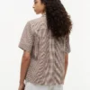 Camicia in misto lino a quadretti Camicia in misto lino a quadretti