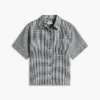 Camicia in misto lino a quadretti Camicia in misto lino a quadretti