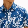 Camicia in misto lino con stampa tropicale Camicia in misto lino con stampa tropicale