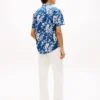 Camicia in misto lino con stampa tropicale Camicia in misto lino con stampa tropicale