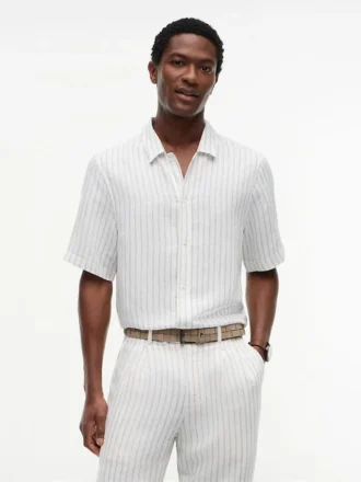 Camicia in misto lino dal taglio morbido New York Label