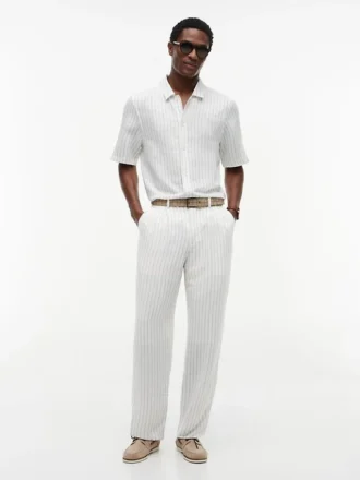 Camicia in misto lino dal taglio morbido New York Label
