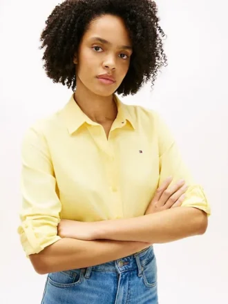 Camicia in misto lino dalla vestibilità comoda