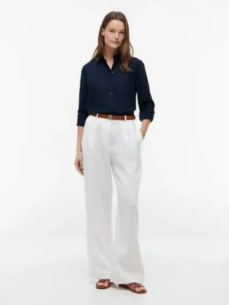 Camicia in misto lino dalla vestibilità comoda