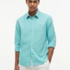 Camicia in misto lino dalla vestibilità regolare Camicia in misto lino dalla vestibilità regolare