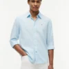 Camicia in misto lino dalla vestibilità regolare Camicia in misto lino dalla vestibilità regolare