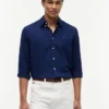 Camicia in misto lino dalla vestibilità regolare Camicia in misto lino dalla vestibilità regolare