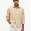 Camicia in misto lino dalla vestibilità regolare Camicia in misto lino dalla vestibilità regolare
