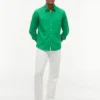 Camicia in misto lino dalla vestibilità regolare Camicia in misto lino dalla vestibilità regolare