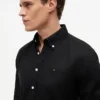 Camicia in misto lino dalla vestibilità regolare Camicia in misto lino dalla vestibilità regolare