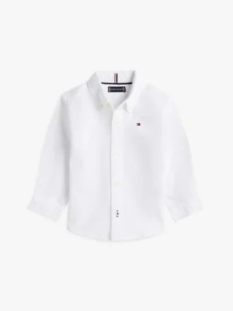 Camicia in oxford elasticizzata per neonati