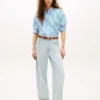 Camicia in popeline a righe dal taglio morbido