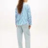 Camicia in popeline a righe dal taglio morbido