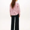 Camicia in popeline a righe dal taglio morbido