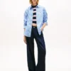 Camicia in popeline a righe Tommy Jeans Camicia in popeline a righe Tommy Jeans