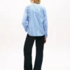 Camicia in popeline a righe Tommy Jeans Camicia in popeline a righe Tommy Jeans