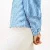 Camicia in popeline senza colletto Camicia in popeline senza colletto