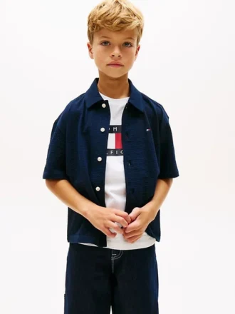 Camicia in seersucker per bambino
