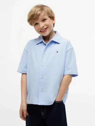Camicia in seersucker per bambino