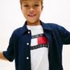Camicia in seersucker per bambino Camicia in seersucker per bambino