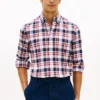 Camicia in twill a quadri audaci, vestibilità regolare Camicia in twill a quadri audaci, vestibilità regolare