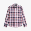 Camicia in twill a quadri audaci, vestibilità regolare Camicia in twill a quadri audaci, vestibilità regolare