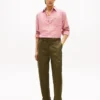 Camicia in twill spazzolato a quadri, vestibilità regolare