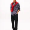 Camicia in twill spazzolato a quadri, vestibilità regolare