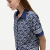 Camicia in voile con monogramma in script su tutta la superficie Camicia in voile con monogramma in script su tutta la superficie