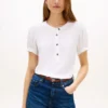 Camicia leggera con arricciature