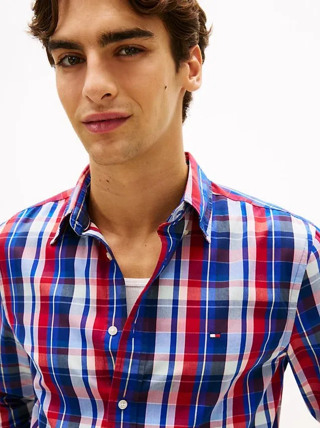 Camicia Multi-Check Flex dal taglio regolare Camicia Multi-Check Flex dal taglio regolare