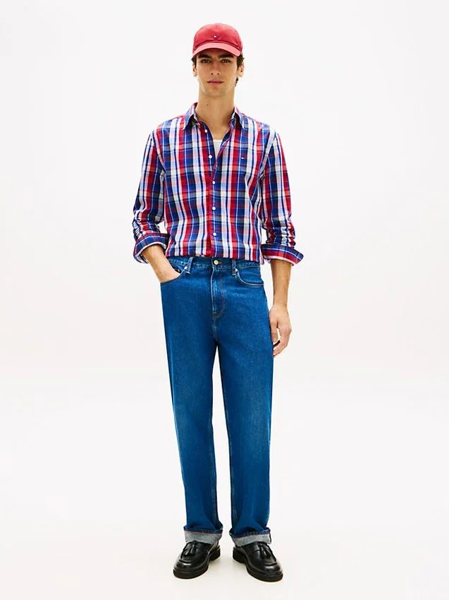 Camicia Multi-Check Flex dal taglio regolare Camicia Multi-Check Flex dal taglio regolare
