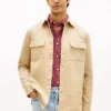 Camicia oversize in twill fiammato, vestibilità regolare Camicia oversize in twill fiammato, vestibilità regolare