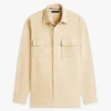 Camicia oversize in twill fiammato, vestibilità regolare Camicia oversize in twill fiammato, vestibilità regolare