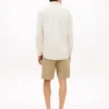 Camicia oversize in twill spazzolato, vestibilità regolare