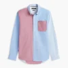 Camicia Oxford a blocchi di colore, vestibilità regolare