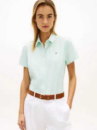 Camicia Oxford a maniche corte