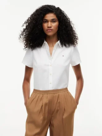 Camicia Oxford a maniche corte
