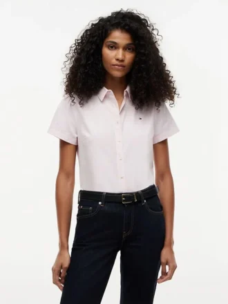 Camicia Oxford a maniche corte