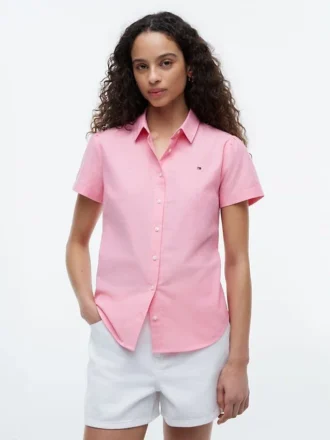 Camicia Oxford a maniche corte