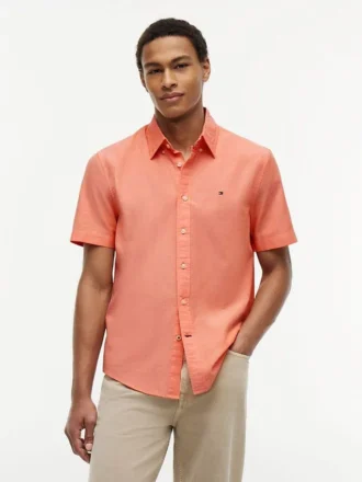 Camicia Oxford a maniche corte in pantaloncini Regular Fit