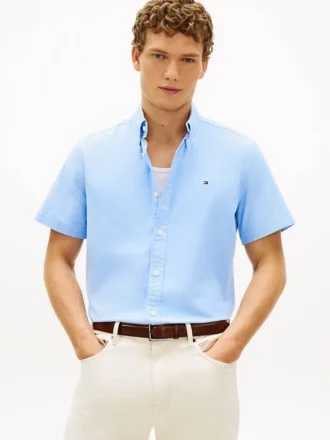 Camicia Oxford a maniche corte in pantaloncini Regular Fit