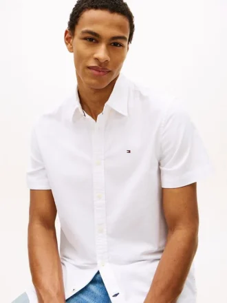 Camicia Oxford a maniche corte in pantaloncini Regular Fit