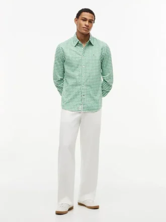 Camicia Oxford a quadretti, vestibilità regolare