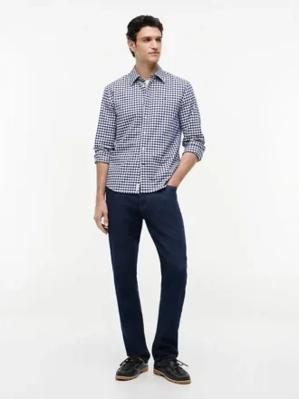 Camicia Oxford a quadretti, vestibilità regolare