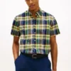 Camicia Oxford a quadri audaci con vestibilità regolare Camicia Oxford a quadri audaci con vestibilità regolare