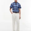 Camicia Oxford a quadri audaci con vestibilità regolare Camicia Oxford a quadri audaci con vestibilità regolare