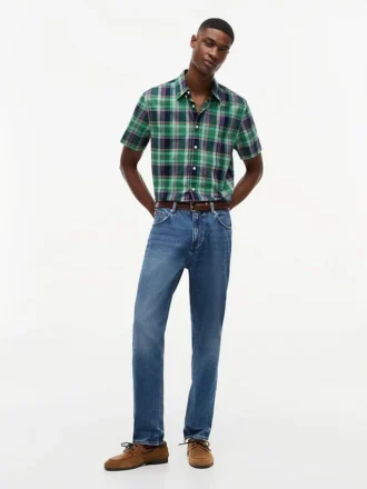 Camicia Oxford a quadri audaci con vestibilità regolare